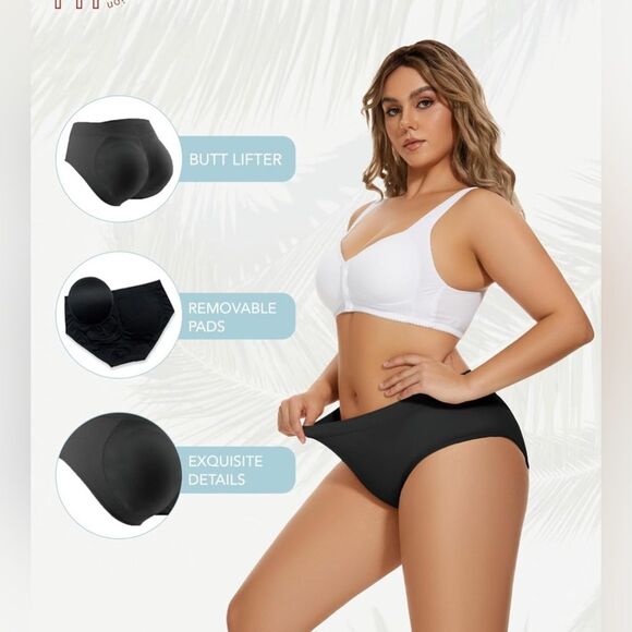 Women's Cream Intimates Set with Removable Pads NWT looks like L - Picture 9 of 15